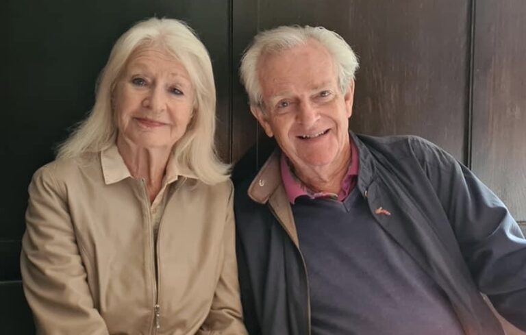 Bilden visar Alexandra och Bengt